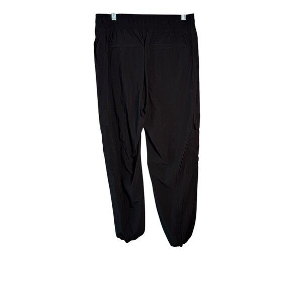 Athleta Chelsea Utility Jogger Womens Size 4 Black Elastic Waist Stretch Cargo P - Picture 4 of 7